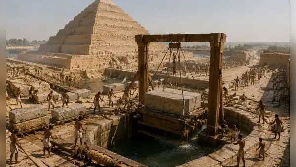 Estudio científico revela que un sistema hidráulico interno podría haber elevado bloques de hasta 100 toneladas en las pirámides de Egipto