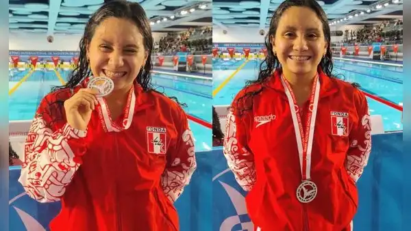 Nadadora peruana Yasmín Silva ganó la medalla de plata en el Circuito Mare Nostrum 2026 de Mónaco