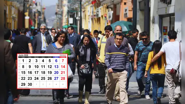 ¿Habrá fin de semana largo? Estos son los 2 feriados en el mes de junio, según calendario 2026 de Perú