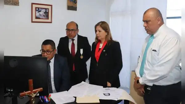 Corte de La Libertad supervisa atención y funcionamiento de sede judicial de Cascas