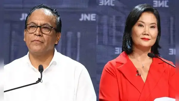 Keiko Fujimori alcanza el 36% de intención de voto y Roberto Sánchez registra el 30%, según encuesta IEP