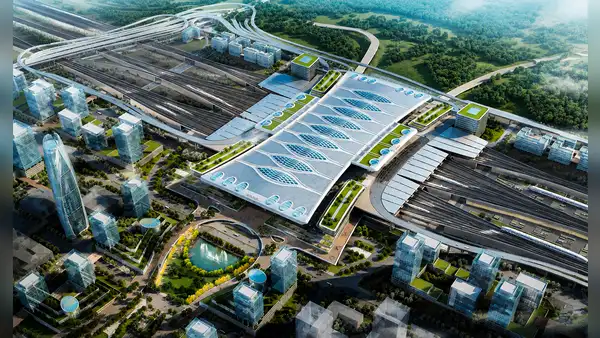 China posee la estación de trenes de alta velocidad más grande del mundo: costó US$7.800 millones y moviliza 16.000 pasajeros por hora