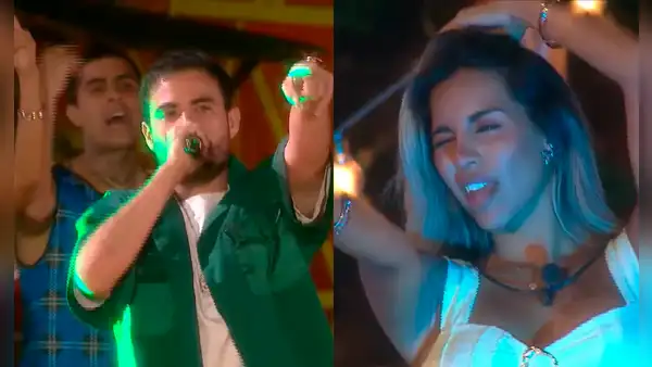 Gabriela Herrera y su exnovio César BK se ven las caras en ‘La granja VIP Perú’ tras potente indirecta del cantante contra la bailarina