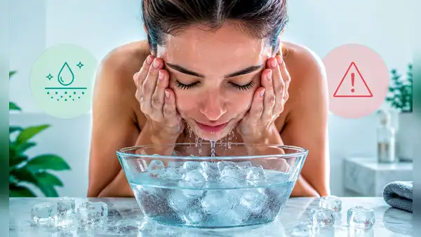 Sumergir la cara en agua con hielo se volvió tendencia viral, pero ¿beneficia tu piel o la pone en riesgo?