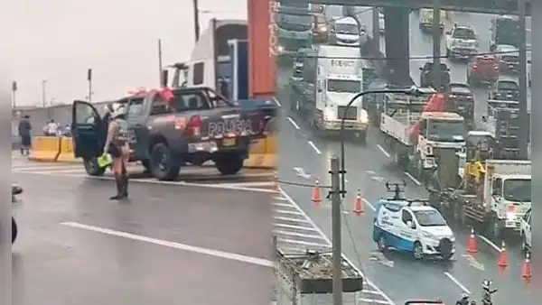 Fatal accidente deja dos fallecidos en Vía Evitamiento y genera fuerte congestión vehicular desde Acho