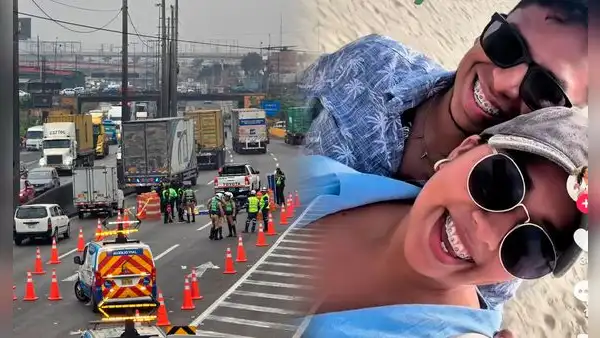 Tragedia en Vía Evitamiento: identifican a pareja que falleció en accidente tras perder el control de su motocicleta
