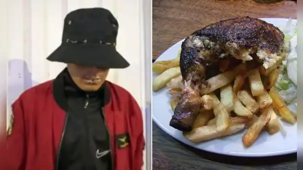 Trabajadores le queman la boca a menor por no pagar 1/4 de pollo a la brasa en Huancavelica