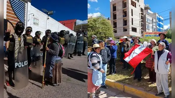 Keiko Fujimori no llegó a Puno: militantes de fujimorismo se enfrentan a dirigentes que rechazaron su presencia