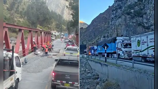 Carretera Central: obras en puente Tamboraque generan intenso tráfico en ruta Lima-La Oroya
