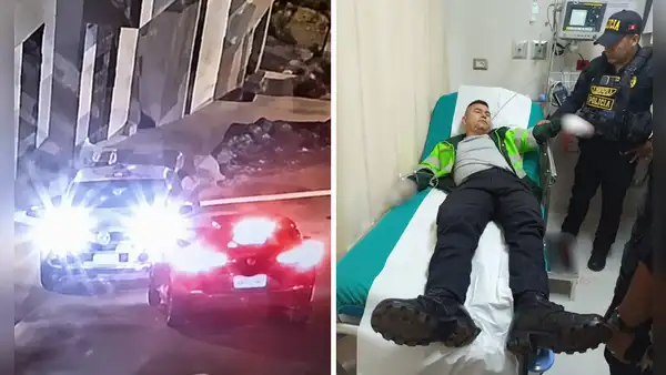 Balean a dos policías que protegían local de votación en San Juan de Miraflores para robarles su camioneta