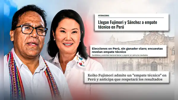 "Llegan Fujimori y Sánchez a empate técnico": así informan los medios mexicanos los resultados oficiales de la segunda vuelta en Perú 2026