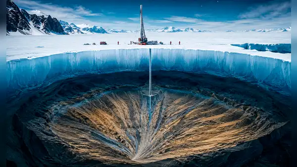 Científicos hallan bajo 3 km de hielo en la Antártida una estructura en forma de abanico que explicaría la ruptura de un supercontinente