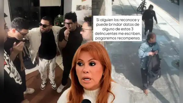 Roban a trabajador de Magaly Medina y ofrecen recompensa para capturar a los presuntos delincuentes: "Si alguien los conoce..."