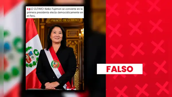 Es falso que Keiko Fujimori haya sido declarada oficialmente presidenta del Perú