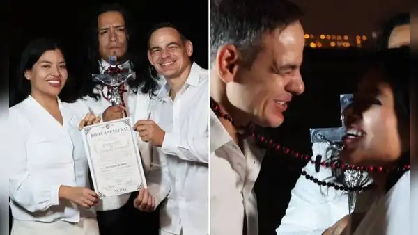Mark Vito se casa con Leslie Echevarría en boda ancestral tras un año de relación: "Nuestro amor ha ido creciendo"