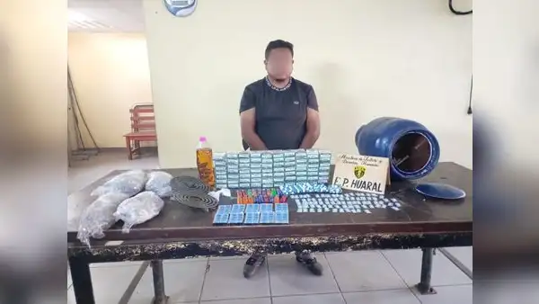 Lo último: iban a pasar drogas y objetos prohibidos a la cárcel en balón de gas