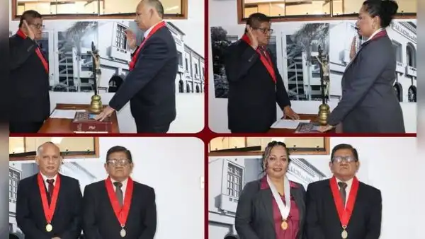 Presidente de la Corte de Lambayeque juramentó a magistrados que asumen funciones en Órganos Jurisdiccionales Laborales