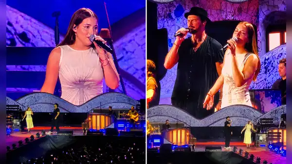 Abril Zignago, hija de Gian Marco, desata polémica al cantar 'Fuiste tú' con Ricardo Arjona: usuarios critican su presentación