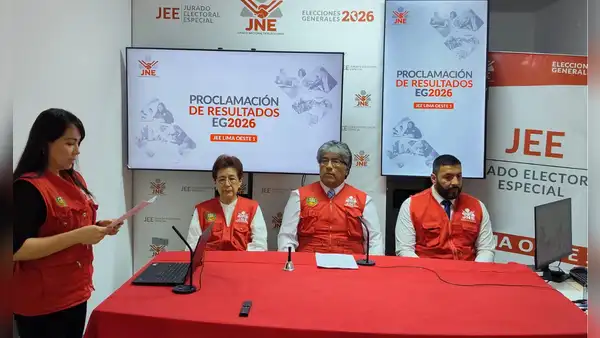JEE proclama resultados: Fujimori gana en Lima y Sánchez en Abancay y Pasco