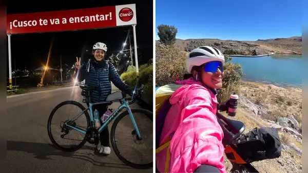 Peruana viajó de Lima a Cusco en bicicleta y sorprende en redes: recorrió más de 1.000 km en 65 horas