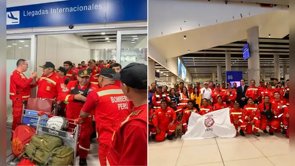 Bomberos peruanos del Grupo USAR regresan al país tras apoyar misión de rescate por terremotos en Venezuela: "Hemos dado lo mejor de nosotros"