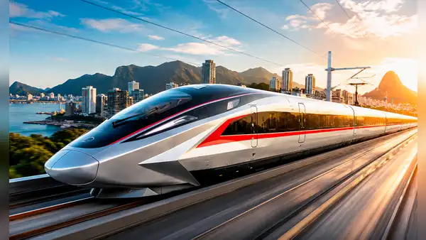 El tren bala de 350 km/h que promete cambiar el transporte en América Latina desde 2032: conectará 3 ciudades clave y reducirá horas de viaje