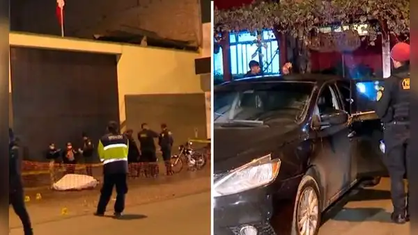 Asesinan a dirigente de construcción civil y a su agente de seguridad en feroz balacera en Villa María del Triunfo