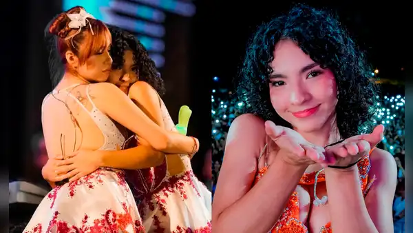 Fernanda Urbina, vocalista de La Bella Luz, rompe en llanto al cantar tema de desamor y sus compañeras la consuelan en pleno concierto
