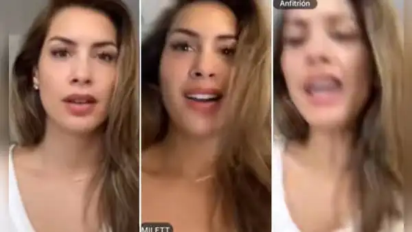 Milett Figueroa pierde el control tras ser sorprendida por temblor durante su primera transmisión en vivo