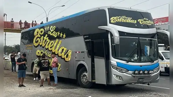 Atacan a balazos bus de Las Estrellas de la Cumbia en Los Olivos: reportan tres heridos