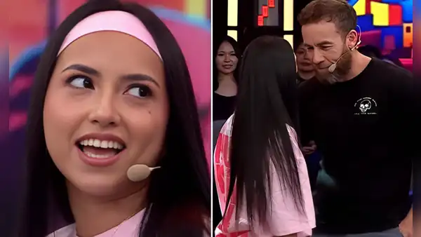 Lita Pezo se pone nerviosa tras inesperado comentario de actor peruano: "Tienes la llave de mi corazón"
