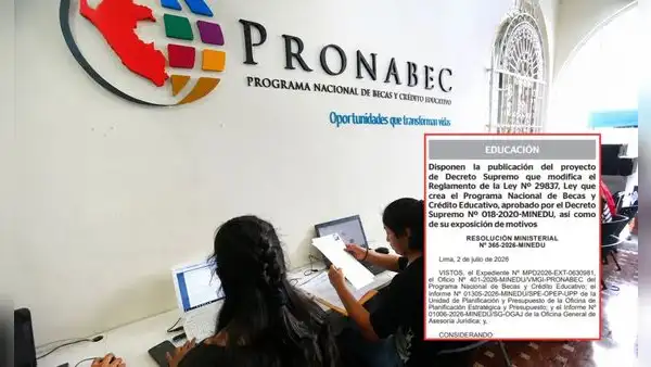 Minedu busca cambiar las reglas de Pronabec: estas serían las nuevas restricciones para estudiantes de Beca 18 y Beca Hijos de Docentes