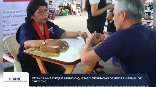 ODANC Lambayeque atendió quejas y denuncias de reos en penal de Chiclayo