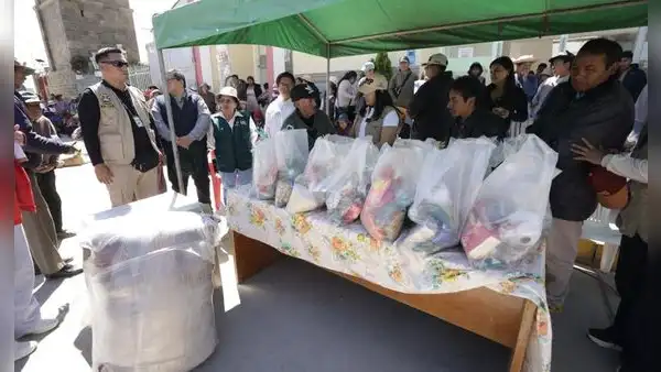 Sismo en Junín: MIMP entrega más de 600 kilos de donaciones a familias afectadas por movimiento telúrico