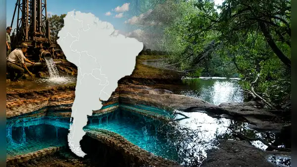 Una exploración en busca de petróleo en Sudamérica encuentra algo inesperado: una enorme reserva de agua dulce de 1,2 millones de kilómetros cuadrados y 30.000 kilómetros cúbicos