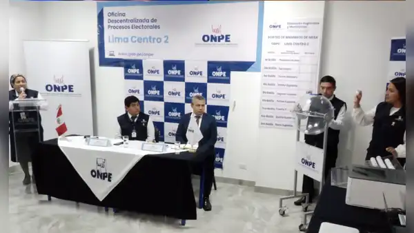 ONPE realizó sorteo de miembros de mesa: más de 800 mil peruanos fueron escogidos para las Elecciones Regionales y Municipales 2026