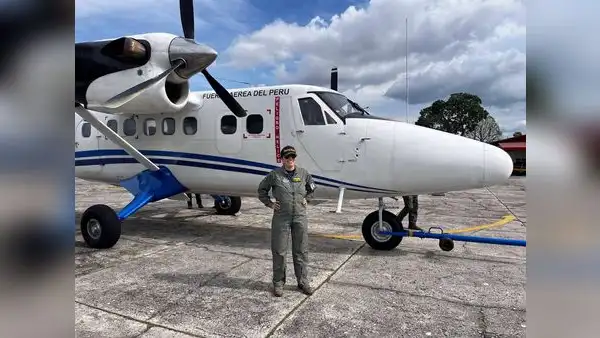 La Dama del Cielo: Génesis Díaz, la primera mujer piloto de seguridad del DHC-6 Serie 400
