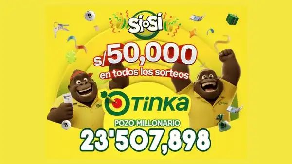 Resultados de La Tinka del miércoles 13 de agosto: números ganadores, premios del Pozo Millonario, boliyapa, S/50.000 y más