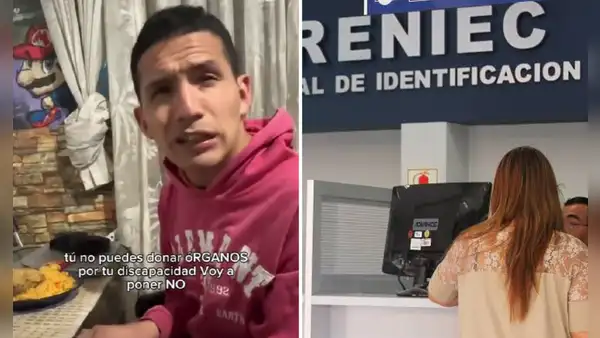 Joven con discapacidad denuncia que funcionaria de Reniec quiso impedir que figurara como donante de órganos: "Me sentí mal"