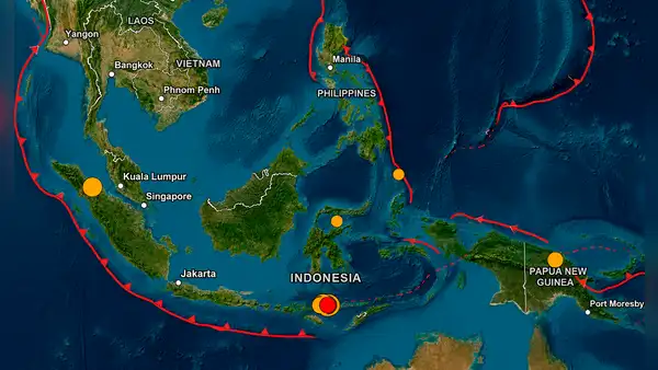 Terremoto de magnitud 6,9 golpea Sumatra y sería el segundo en Indonesia en un mismo día, según USGS