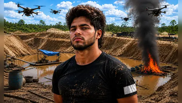 Mafias del oro atacan con drones cargados de explosivos y granadas