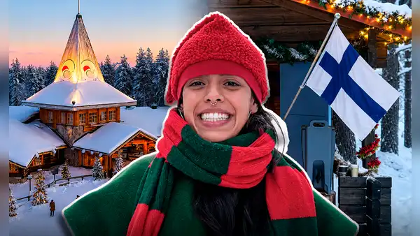La joven colombiana de 26 años que creció en España y cada Navidad trabaja como ‘elfa’ en Finlandia: “Es común comer carne de reno”