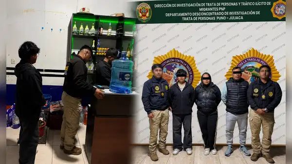 Operativo en Juliaca: rescatan a tres mujeres y detienen a tres hombres por presunta trata de personas en un bar