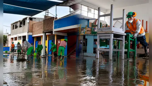 Minedu inspecciona colegios afectados por lluvias en Lima Sur: 15 se encuentran en puntos críticos