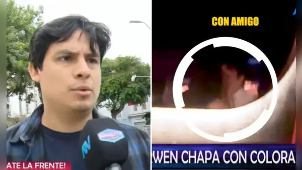 Carla Campos Salazar, novia de Curwen, es ampayada con otro hombre y tiktoker da curiosa declaración: “No es un beso en la boca, lo está saludando”