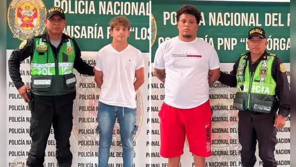 Detienen a dos presuntos integrantes del Tren de Aragua con orden de captura internacional en Piura