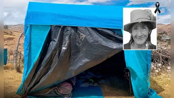 Abuelita murió de neumonía en carpa que su hijo le compró para que duerma: sismo en Junín dejó inhabitable su casa