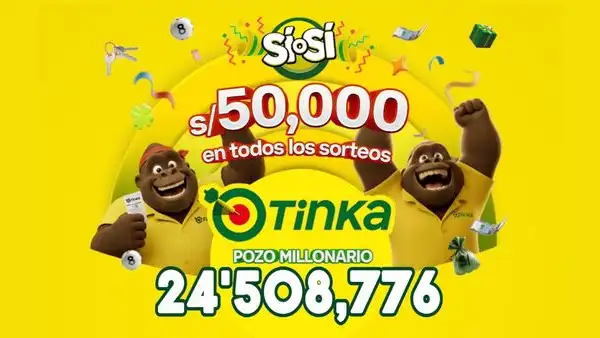 Resultados de La Tinka del miércoles 19 de agosto de 2026: números ganadores, Sí o Sí, Boliyapa y nuevo pozo