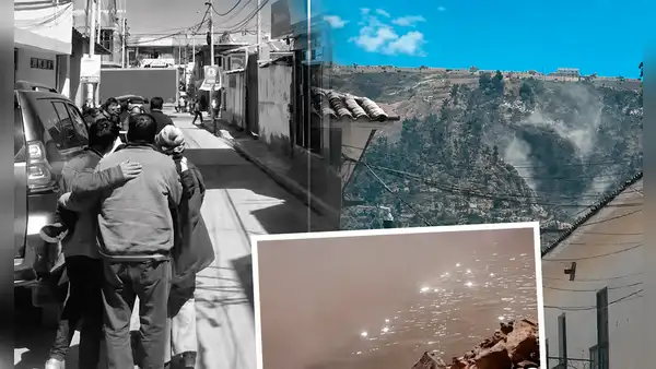 ¡Familias unidas, abrazadas y desprendimientos de rocas! Las imágenes que exponen el intenso terremoto de 7.2 en Ayacucho