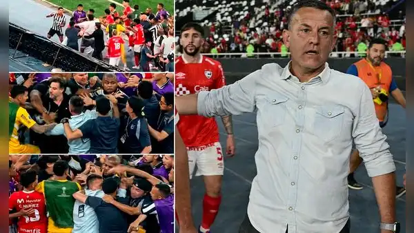 Así se vio la brutal agresión que recibió Horacio Melgarejo, DT de Cienciano, por el plantel de Botafogo - VIDEO